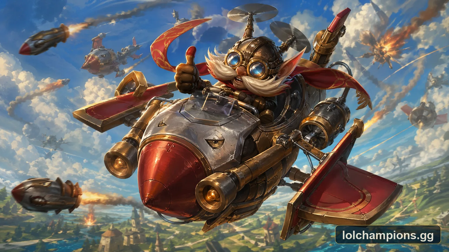 Corki fan art by lolchampions.gg