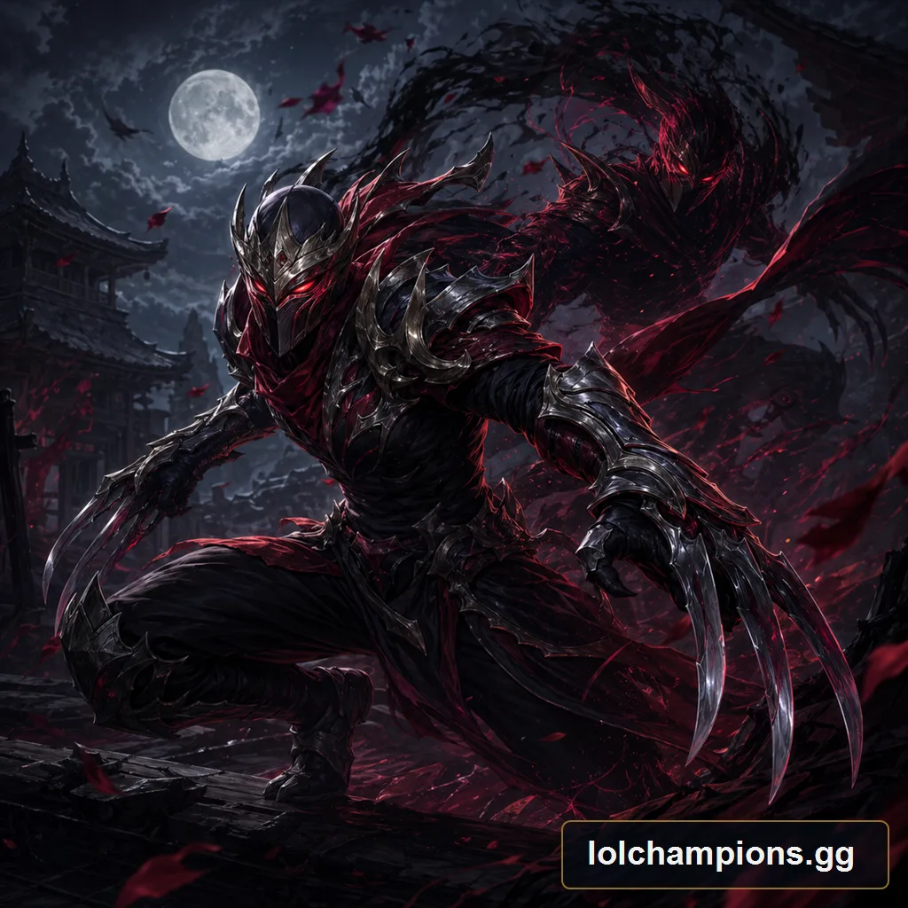 Zed fan art by lolchampions.gg